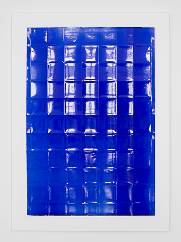 Blue  Acrylic on powdered stone paper  32x22 inches  2013