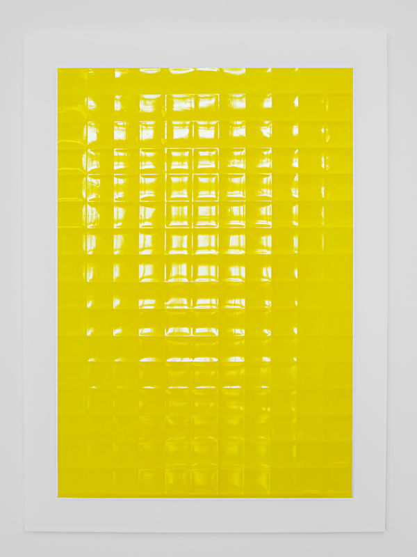 Yellow  Acrylic on powdered stone paper  32x22 inches  2013