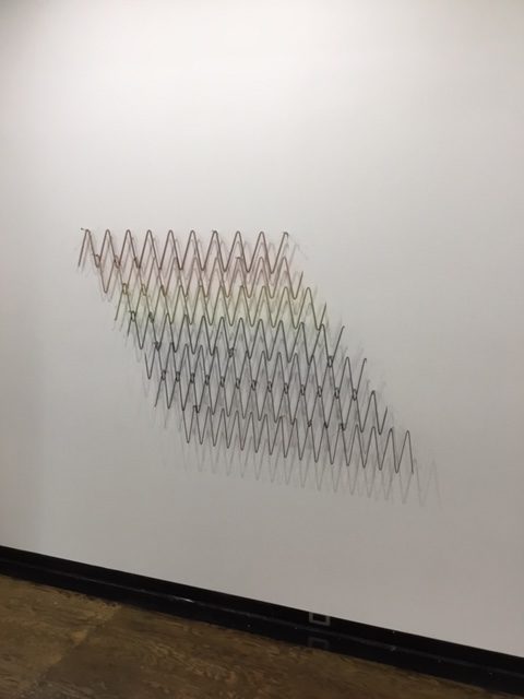 Thin Places, Wavelengths of the spectrum, 47x8”, Aluminum, 2017